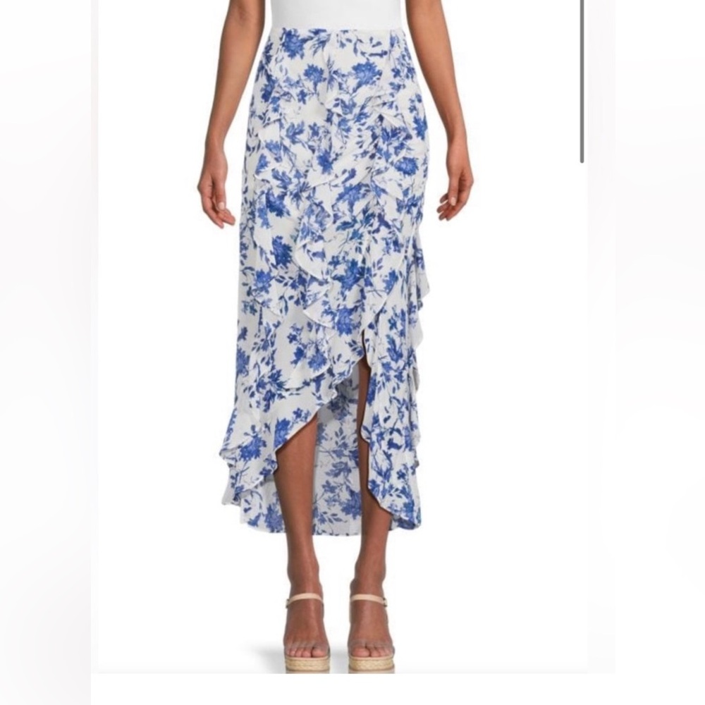 Size 2 free people maxi ruffled skirt